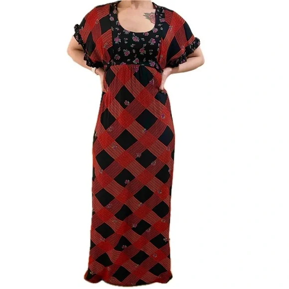 Vintage 1970s Young Innocent by Arpeja Open-Back Maxi Dress – XS/Small - Picture 2 of 15